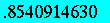 .8540914630